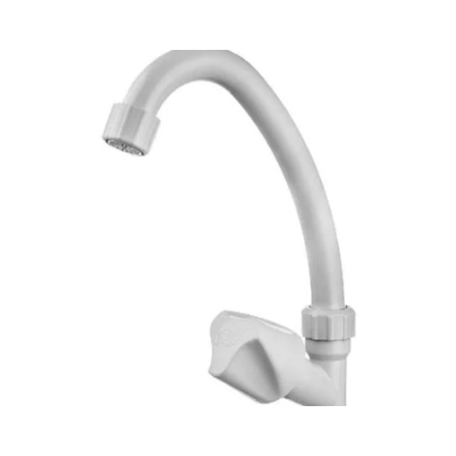 Torneira para Cozinha Bancada Bica Móvel Plus 1/2" Branca - HERC