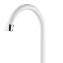 Torneira para Cozinha Parede Bica Móvel Twist Branca - Herc Torneira para Cozinha Parede Bica Móvel Twist Branca - Herc