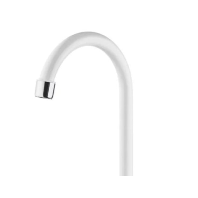 Torneira para Cozinha Parede Bica Móvel Twist Branca - Herc Torneira para Cozinha Parede Bica Móvel Twist Branca - Herc