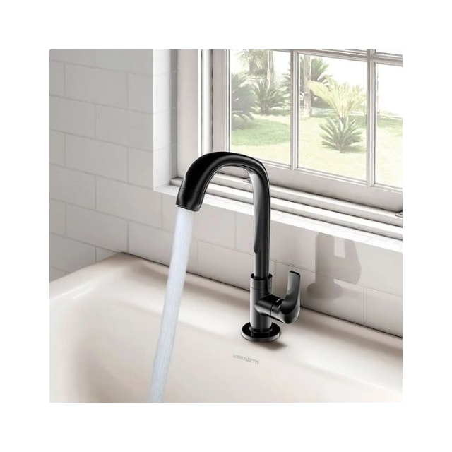 Torneira para Lavatório de Mesa Preta Fitt F61 - Lorenzetti Torneira para Lavatório de Mesa Preta Fitt F61 - Lorenzetti