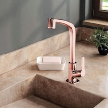 Torneira para Lavatório Flatt 1195 F71 Rosé Gold - Lorenzetti Torneira para Lavatório Flatt 1195 F71 Rosé Gold - Lorenzetti