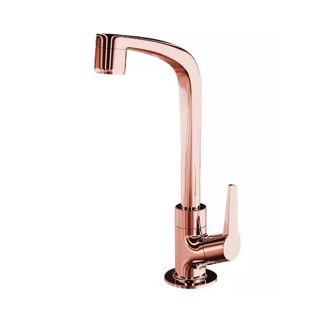 Torneira para Lavatório Flatt 1195 F71 Rosé Gold - Lorenzetti Torneira para Lavatório Flatt 1195 F71 Rosé Gold - Lorenzetti
