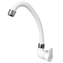Torneira para Lavatório Tivoli Branco com Cromado - HERC Torneira para Lavatório Tivoli Branco com Cromado - HERC