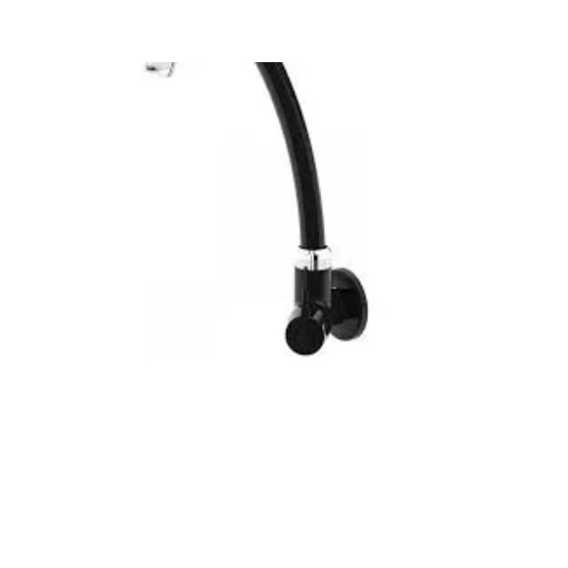 Torneira para Parede Cozinha / Banheiro Abs Preta 1/4" de Volta - Japi Torneira para Parede Cozinha / Banheiro Abs Preta 1/4" de Volta - Japi