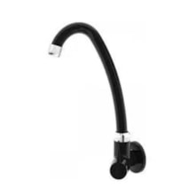 Torneira para Parede Cozinha / Banheiro Abs Preta 1/4" de Volta - Japi Torneira para Parede Cozinha / Banheiro Abs Preta 1/4" de Volta - Japi