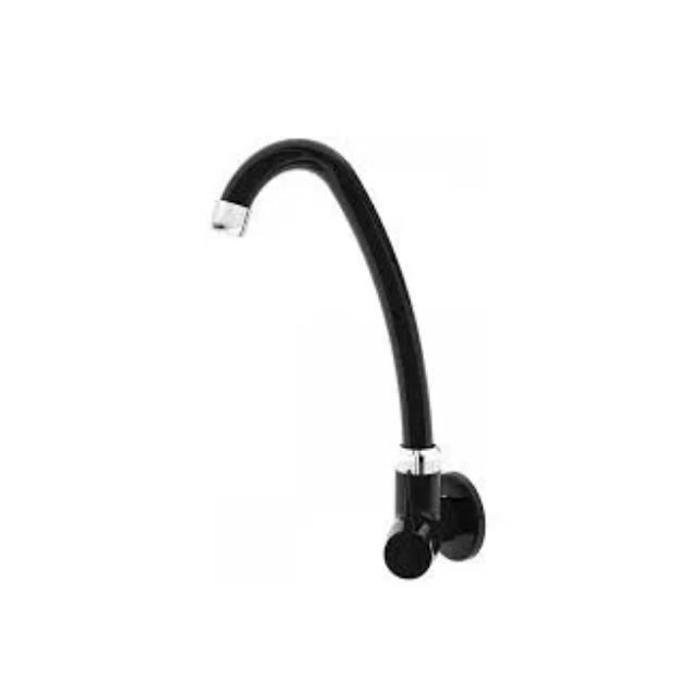 Torneira para Parede Cozinha / Banheiro Abs Preta 1/4" de Volta - Japi Torneira para Parede Cozinha / Banheiro Abs Preta 1/4" de Volta - Japi