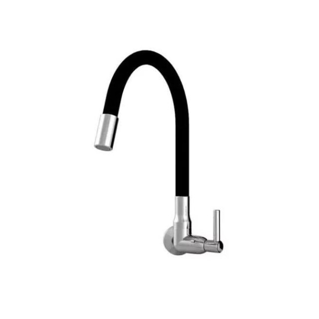 Torneira para Parede Flexcolor Preta Max. 1/4 Pol. de Volta C-70 - MESANO Torneira para Parede Flexcolor Preta Max. 1/4 Pol. de Volta C-70 - MESANO