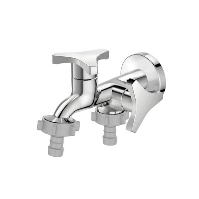 Torneira para Tanque e Máquina de Lavar Nova Gyro Cromada - Tigre Torneira para Tanque e Máquina de Lavar Nova Gyro Cromada - Tigre