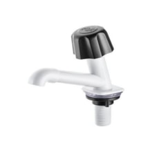 Torneira Plástica de Bancada para Lavatório 1/2" 1195 - HERC Torneira Plástica de Bancada para Lavatório 1/2" 1195 - HERC