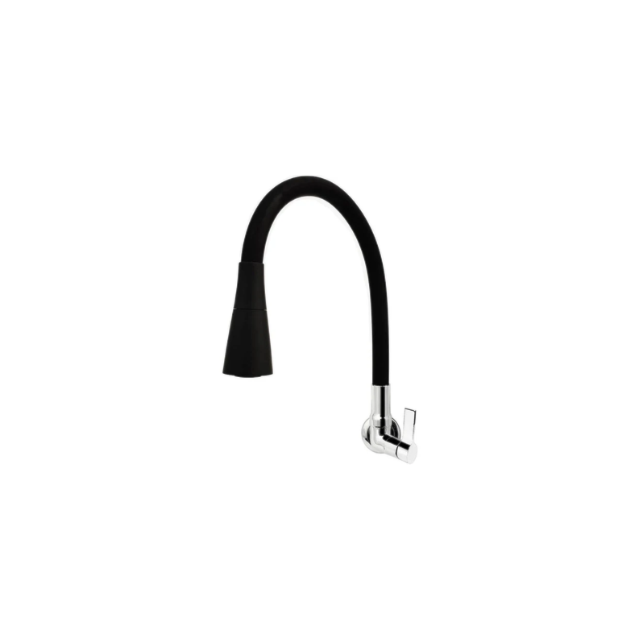 Torneira Preta 2299 p/ Bancada Silicon Color 1/4" C-70 - BELLARENZO METAIS