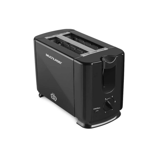 Torradeira Multilaser Duo 700W Preta 220v Torradeira Multilaser Duo 700W Preta 220v