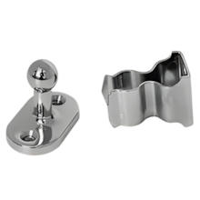 Trava Porta de Aço Universal Niquelado - SILVANA