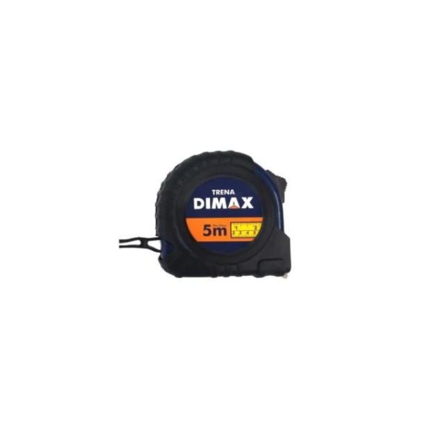 Trena Emborrachada de Bolso 5mx25mm Preta - DIMAX Trena Emborrachada de Bolso 5mx25mm Preta - DIMAX