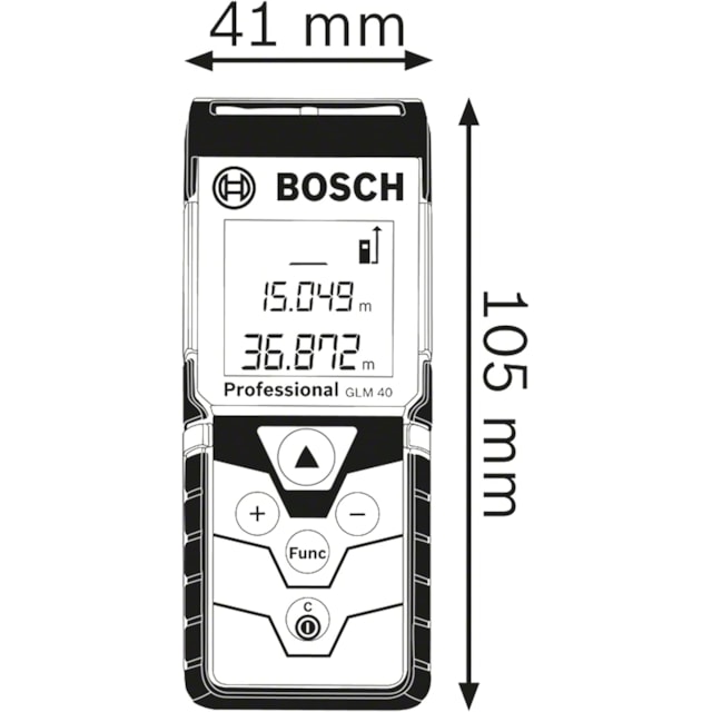 Trena Laser GLM 40M - BOSCH