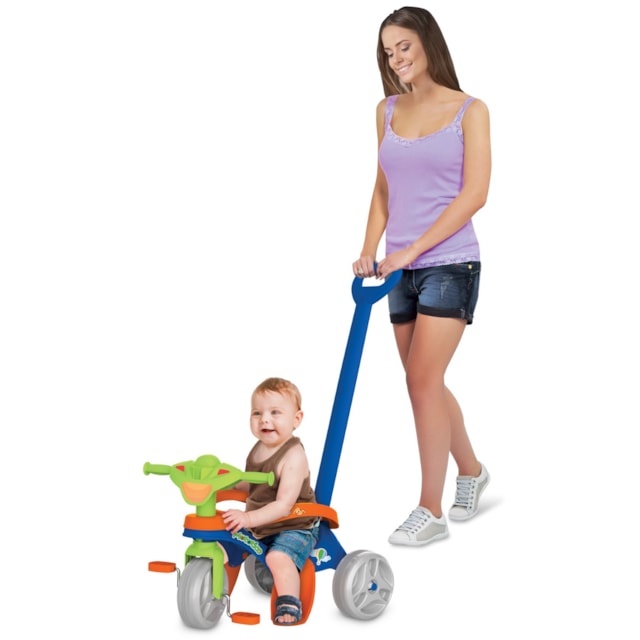 Triciclo Mototico Passeio & Pedal Azul Triciclo Mototico Passeio & Pedal Azul