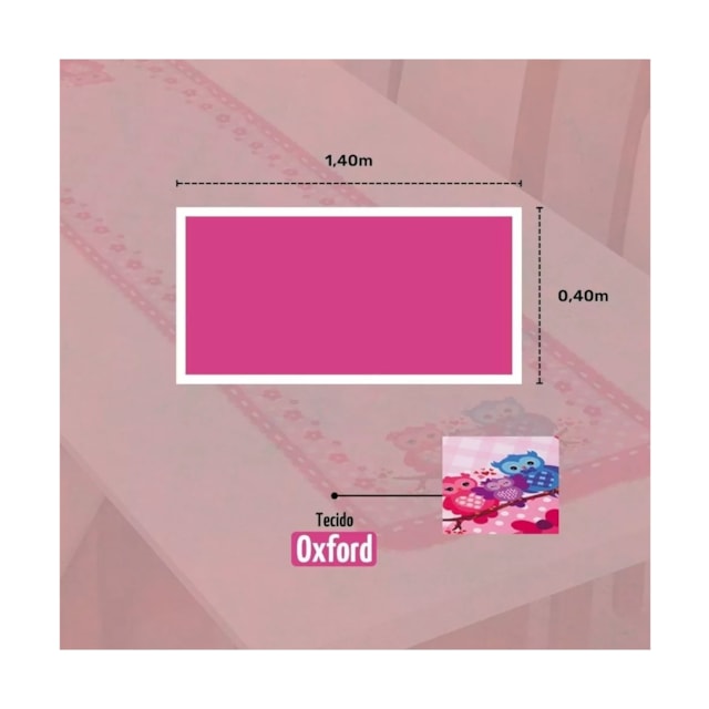 Trilho De Mesa Caminho Retangular Cozinha Rosa Decoração