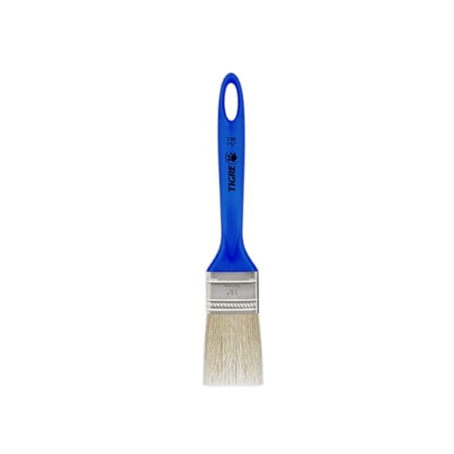 Trincha 1.1/2" Média Filamento Sintético Branco - Tigre