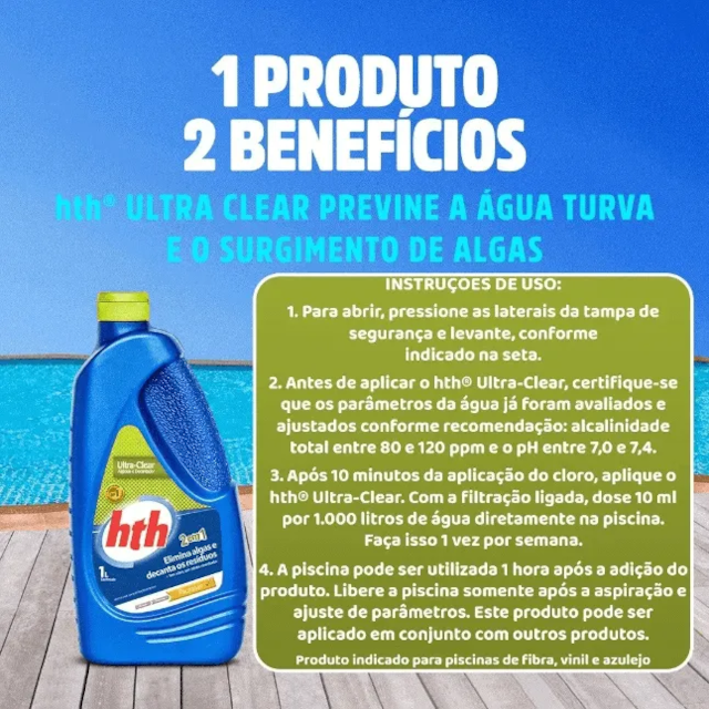 Ultra Clear 1 litro - HTH Ultra Clear 1 litro - HTH