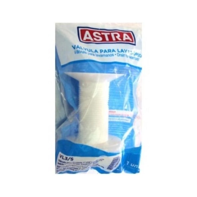 Válvula para Lavatório sem Ladrão Branca - ASTRA Válvula para Lavatório sem Ladrão Branca - ASTRA