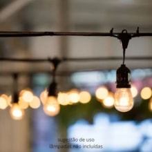 Varal de Quermesse 10m 20 x E27 IP65 - AVANT Varal de Quermesse 10m 20 x E27 IP65 - AVANT