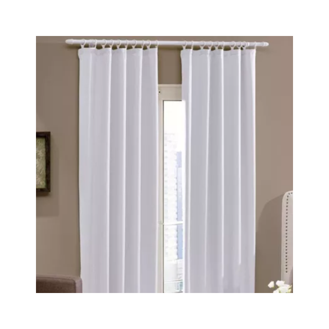 Varão de Cortina Branco 2m com Acessórios - KALA Varão de Cortina Branco 2m com Acessórios - KALA