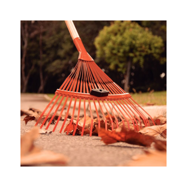 Vassoura de Aço 22 Dentes Cabo de Madeira - TRAMONTINA Vassoura de Aço 22 Dentes Cabo de Madeira - TRAMONTINA