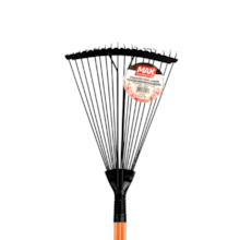 Vassoura Para Grama com Cabo 18 Dentes - Max Ferramentas