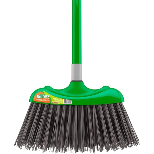 Vassoura Para Rua com Cabo Brilhus Verde - BETTANIN Vassoura Para Rua com Cabo Brilhus Verde - BETTANIN