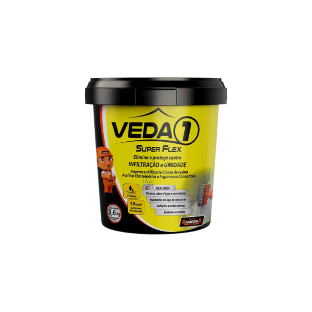 Veda 1 Super Cinza Galão 3,6KG - REJUNTAMIX