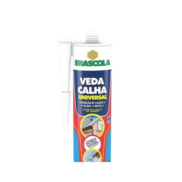 Veda-Calha 280G Cinza - Brascola