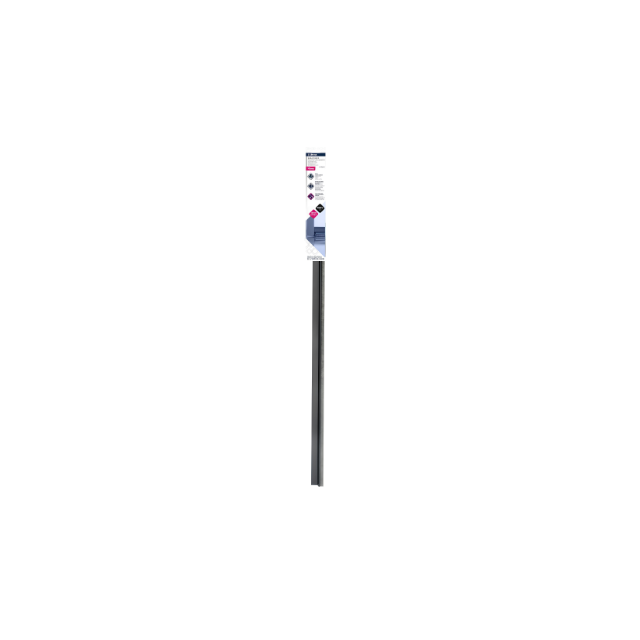 Veda-Porta Adesivado com Escova 90cm Preto - ATLAS