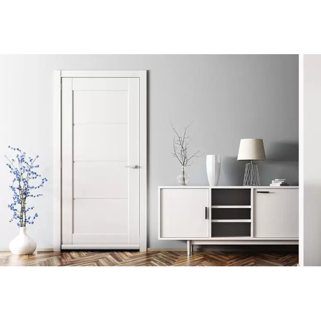 Veda Porta Adesivado PVC Branco 80cm com Escova - KALA