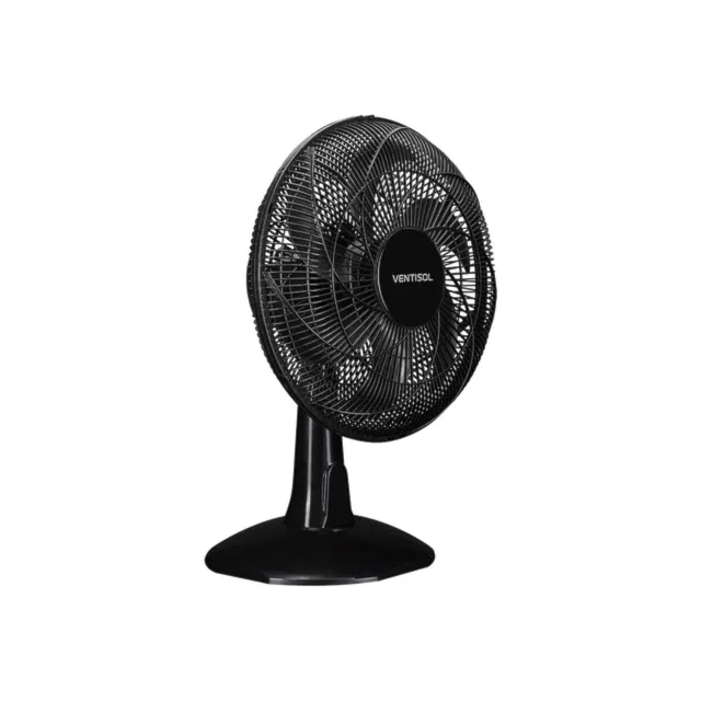 Ventilador de Mesa 6 Pás 40cm 220V Preto - VENTISOL