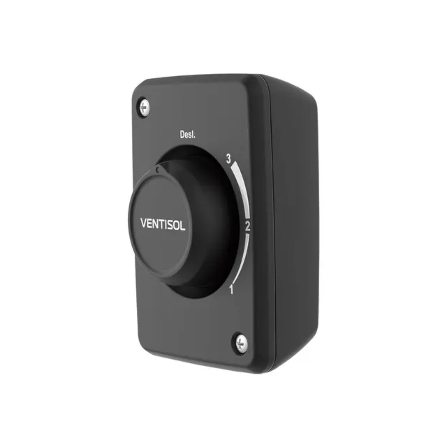 Ventilador de Parede 60cm 220V Preto - VENTISOL Ventilador de Parede 60cm 220V Preto - VENTISOL