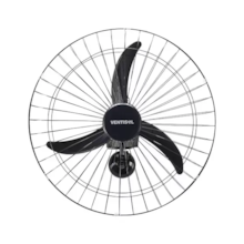 Ventilador de Parede 60cm 220V Preto - VENTISOL