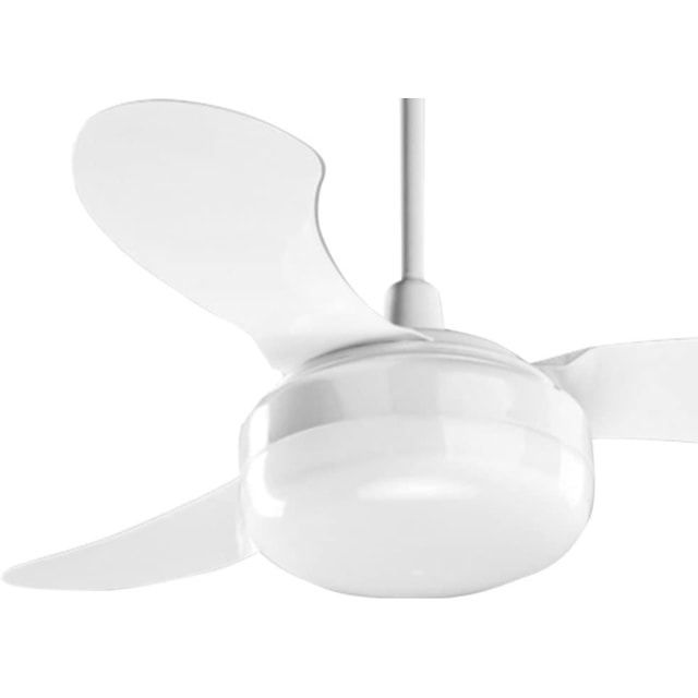 Ventilador de Teto Luminária com 3 Pás com 3 Velocidades 220V Branco - VENTISOL