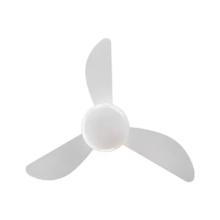 Ventilador de Teto Luminária com 3 Pás com 3 Velocidades 220V Branco - VENTISOL