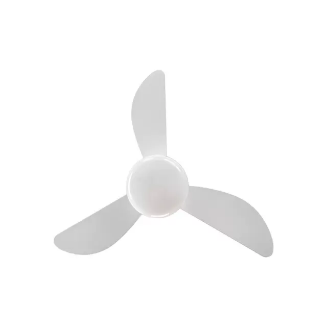 Ventilador de Teto Luminária com 3 Pás com 3 Velocidades 220V Branco - VENTISOL