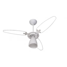 Ventilador de Teto Luminária com 3 Pás Transparente 220V - VENTISOL Ventilador de Teto Luminária com 3 Pás Transparente 220V - VENTISOL