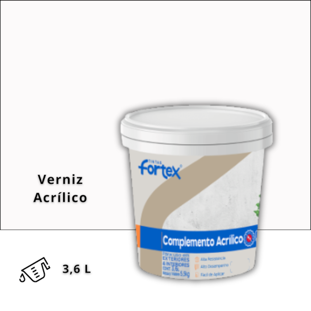 Verniz Acrílico 15L - FORTEX Verniz Acrílico 15L - FORTEX