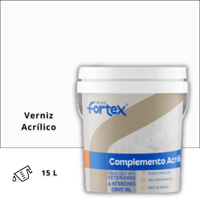 Verniz Acrílico 3,6L - FORTEX Verniz Acrílico 3,6L - FORTEX