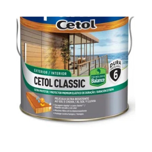 Verniz Cetol Classic Balance Brilhante Canela 3,6 Litros - CORAL