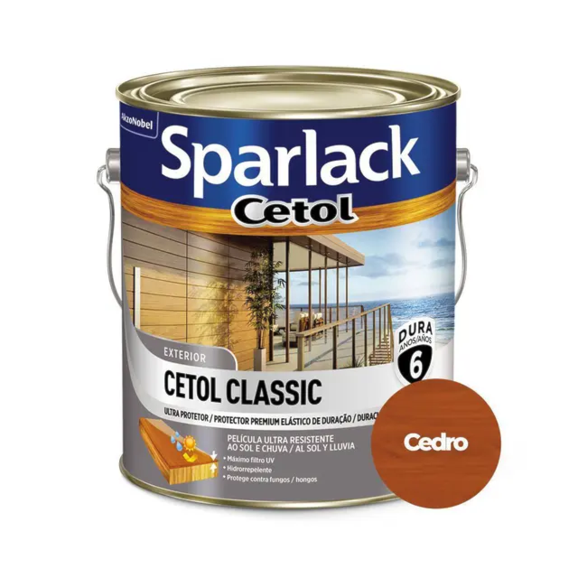 Verniz Cetol Classic Brilhante Cedro 3,6 Litros - CORAL