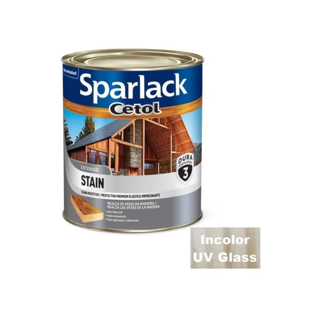 Verniz Cetol Stain Acetinado Incolor Uv Glass 900ml - CORAL Verniz Cetol Stain Acetinado Incolor Uv Glass 900ml - CORAL