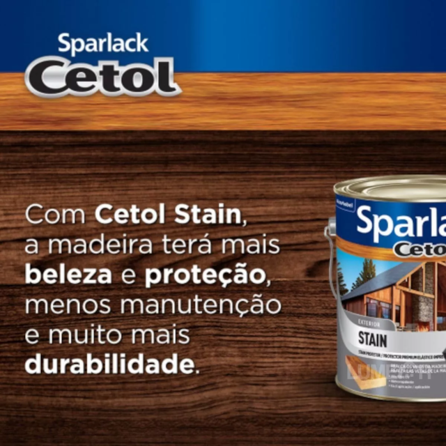 Verniz Cetol Stain Acetinado Natural Transparente 900ml - CORAL Verniz Cetol Stain Acetinado Natural Transparente 900ml - CORAL