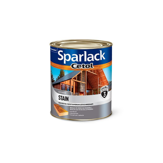 Verniz Cetol Stain Acetinado UV Glass 900ML - SPARLACK