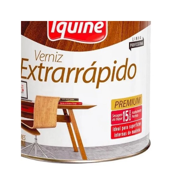 Verniz Extrarrápido Brilhante Cerejeira 900ml - Iquine