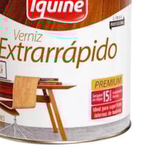 Verniz Extrarrápido Brilhante Incolor 3,6L - Iquine Verniz Extrarrápido Brilhante Incolor 3,6L - Iquine