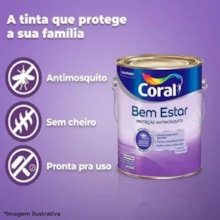 Verniz Fosco Incolor Coral Proteção Bem Estar Antimosquito 3,6 Litros - CORAL