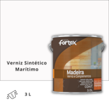 Verniz Sintético Marítimo Incolor 3L - FORTEX
